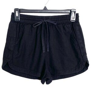 Hollister | Ultra High-rise Drawstring Shorts Black, Size XS
